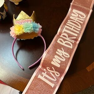 Birthday Crown & Sash